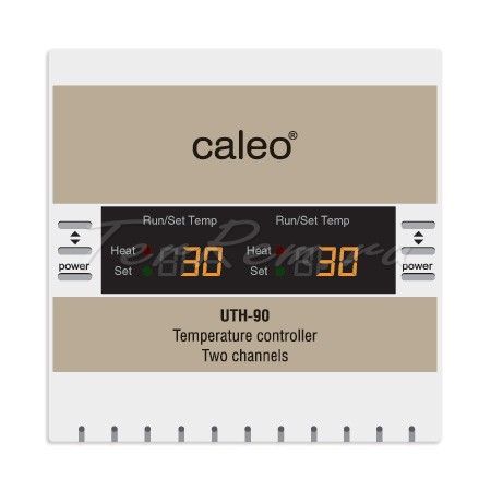 Терморегулятор Caleo UTH-90 2x3,3кВт двухканальный UTH90 купить в ...