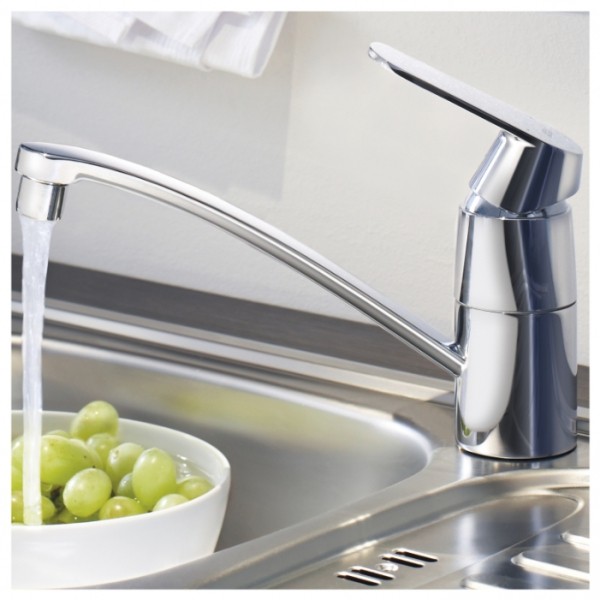 Однорычажный смеситель Grohe (Грое) Eurosmart Cosmopolitan для кухни, с ...