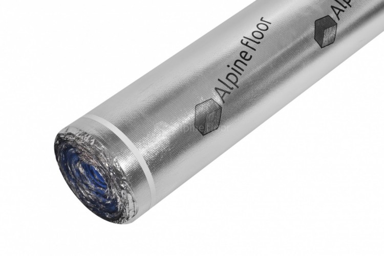 Подложка Alpine Floor Silver Foil Blue Eva IXPE 1,5 мм (10 м2 ...