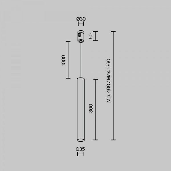 Трековый светильник Maytoni (Майтони) Technical TR155-1-5W4K-PT купить ...