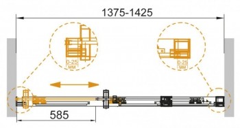 ������� ����� � ���� Cezares (�������)  DUET-SOFT-BF-1 ���. DUET SOFT-BF-1-140-C-Cr