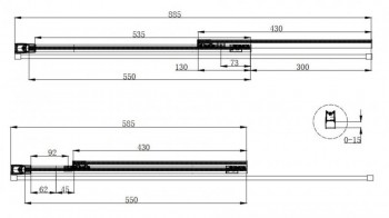 ������� ������ �� ����� Cezares (�������)  ECO-O-VF-11 ���. ECO-O-VF-11-90/145-P-Cr