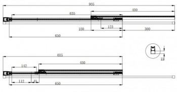 ������� ������ �� ����� Cezares (�������)  ECO-O-VF-11 ���. ECO-O-VF-11-100/145-P-Cr