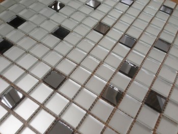 Зеркальная мозаика Vivere (Вивер) Perla Матовое серебро-графит MD20 (чип 20x20) арт. MD20 Зеркальная мозаика Vivere (Вивер) Perla Матовое серебро-графит MD20 (чип 20x20) арт. MD20