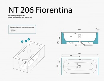 ����� �� �������������� ����� NT Bagno Fiorentina ���. NT206