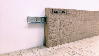 Плинтус МДФ Floor Plinth Gloomy 2070x80х16мм арт. PFPG Плинтус МДФ Floor Plinth Gloomy 2070x80х16мм арт. PFPG
