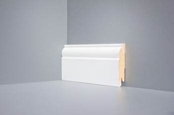 Плинтус МДФ DeArtio Белый 80х16х2050 арт. W04-80 Плинтус МДФ DeArtio Белый 80х16х2050 арт. W04-80