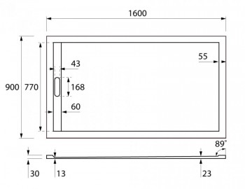 ������ �� �������������� ������� Cezares (�������)  TRAY-AS-AH ���. TRAY-AS-AH-120/90-30-NERO