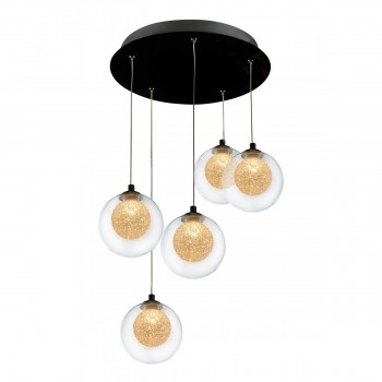 Подвесная светодиодная люстра iLedex Oblivion арт. C4457-5R CR Подвесная светодиодная люстра iLedex Oblivion арт. C4457-5R CR