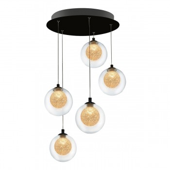 Подвесная светодиодная люстра iLedex Oblivion арт. C4457-5R CR Подвесная светодиодная люстра iLedex Oblivion арт. C4457-5R CR