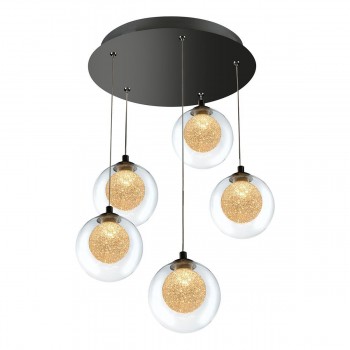 Подвесная светодиодная люстра iLedex Oblivion арт. C4457-5R CR Подвесная светодиодная люстра iLedex Oblivion арт. C4457-5R CR