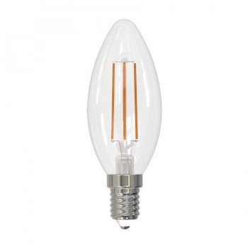 Лампа светодиодная филаментная Volpe E14 5w 4000k прозрачная ul-00008325 арт. LED-C35-5W/4000K/E14/CL/SLF Лампа светодиодная филаментная Volpe E14 5w 4000k прозрачная ul-00008325 арт. LED-C35-5W/4000K/E14/CL/SLF