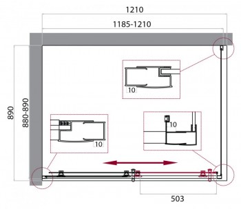 ������� ������ BelBagno (���������)  UNO-195-AH-1 (A-1) ���. UNO-195-AH-1-140/80-C-Cr