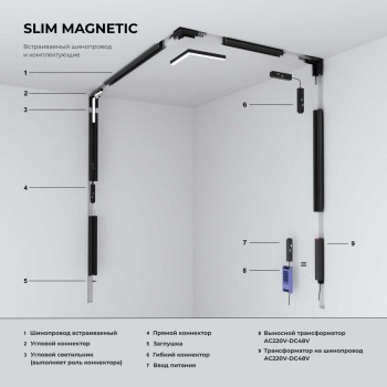 ������������ ���������� Elektrostandard (���������������)  Slim magnetic 85210/00 ���. a067505