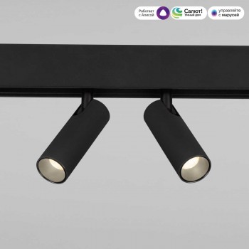 Òðåêîâûé ñâåòîäèîäíûé ñâåòèëüíèê Elektrostandard (Ýëåêòðîñòàíäàðò) Slim magnetic dim dual 85056/01 ÷åðíûé àðò. a063528 Òðåêîâûé ñâåòîäèîäíûé ñâåòèëüíèê Elektrostandard (Ýëåêòðîñòàíäàðò) Slim magnetic dim dual 85056/01 ÷åðíûé àðò. a063528