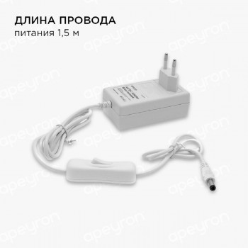 ������������ ��������������� ����� Apeyron 4,8W/m 60LED/m 5050SMD ������ ����� 5M  ���. 10-27
